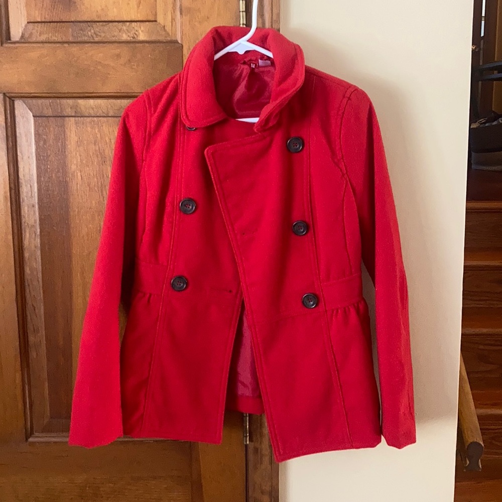 Red Peacoat